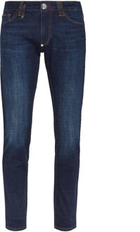 Philipp Plein Jeans Slim Fit Blauw