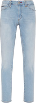Philipp Plein Jeans Slim Fit - maat Blauw