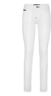 Philipp Plein Jeans Slim Fit Wit - 28 (Taille)