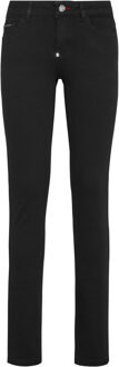 Philipp Plein Jeans Slim Fit Zwart - 25 (Taille)