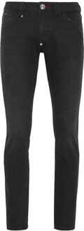 Philipp Plein Jeans Slim Fit Zwart - 31 (Taille)