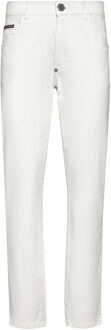 Philipp Plein Jeans Vriendelijke Pasvorm Wit - 29 (Taille)