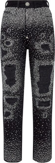 Philipp Plein Jeans Vriendelijke Pasvorm Zwart - 27 (Taille)