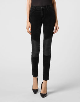 Philipp Plein Jegging Met Hoge Taille Zwart - 25 (Taille)