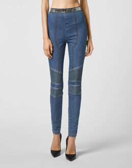 Philipp Plein Jeggings Blauw