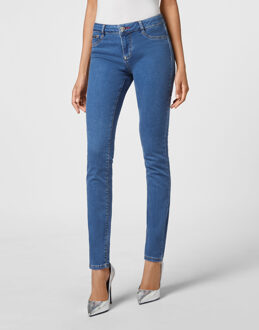 Philipp Plein Jeggings Blauw