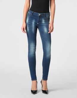 Philipp Plein Jeggings Blauw
