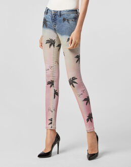 Philipp Plein Jeggings Blauw