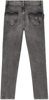 Philipp Plein Jeggings Heart Donkergrijs - 8J / 128cm