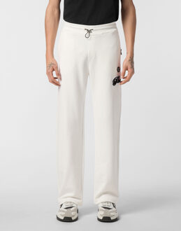 Philipp Plein Joggingbroek Signature Crème - 3XL