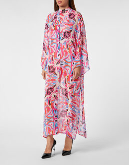 Philipp Plein Kaftan Fuchsia - XL