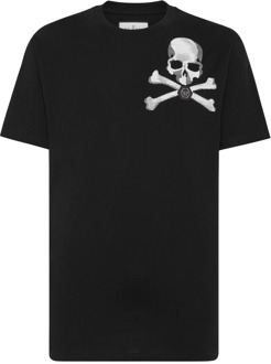 Philipp Plein Klassiek T-Shirt Philipp Plein , Black , Heren - L