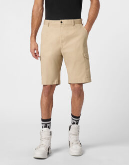 Philipp Plein Korte Broek Beige - 52 (Waist)