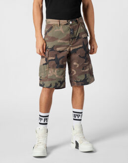 Philipp Plein Korte Broek Camouflage
