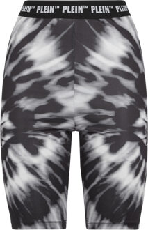 Philipp Plein Korte Broek Tie Dye Zwart/wit - XL