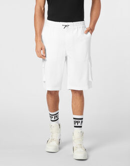 Philipp Plein Korte Broek Wit