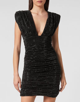 Philipp Plein Korte Jurk Zwart - S