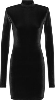 Philipp Plein Korte Jurk Zwart - S