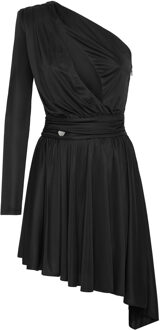 Philipp Plein Korte Jurk Zwart - S