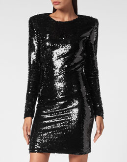 Philipp Plein Korte Jurk Zwart