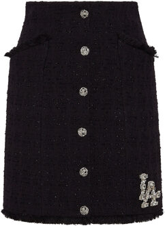 Philipp Plein Korte Rok Skull Zwart