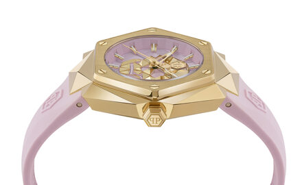 Philipp Plein $kull Spikes Dames Roze Horloge PWADA0124