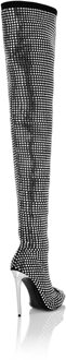 Philipp Plein Laarzen Hakken Overknees Gothic Plein Zwart - EU 40
