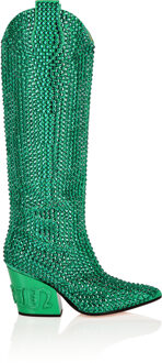 Philipp Plein Laarzen Middelhoge Hakken Groen - EU 38