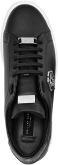 Philipp Plein Lage Sneakers Hexagon - maat EU 43 Zwart