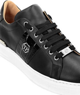 Philipp Plein Lage Sneakers Hexagon Zwart