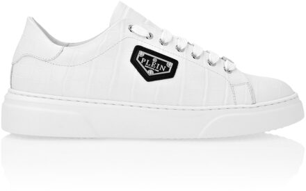 Philipp Plein Lage Sneakers Iconic Plein - maat EU 35 Wit
