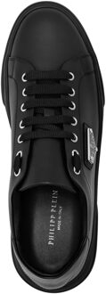 Philipp Plein Lage Sneakers Iconic Plein - maat EU 38 Zwart