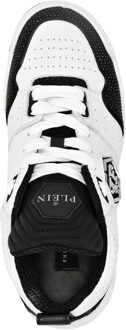 Philipp Plein Lage Sneakers - maat EU 40 Wit/Zwart