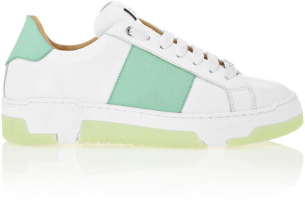 Philipp Plein Lage Sneakers Monogram Wit - EU 38