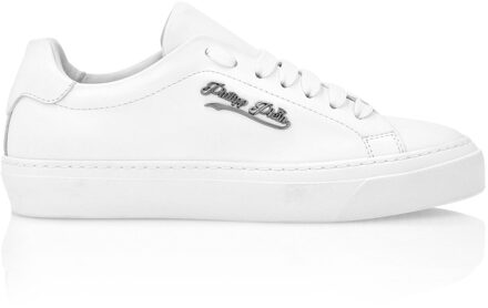 Philipp Plein Lage Sneakers Signature - maat EU 36 Wit
