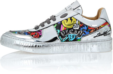 Philipp Plein Lage Sneakers Smile Zilver - EU 38