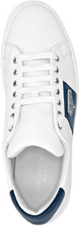 Philipp Plein Lage Sneakers Wit/Blauw - EU 40