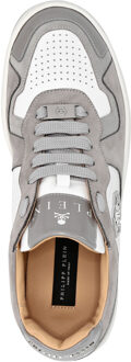 Philipp Plein Lage Sneakers Wit/Grijs - EU 35