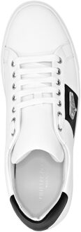 Philipp Plein Lage Sneakers Wit/Zwart
