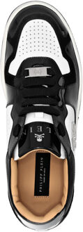 Philipp Plein Lage Sneakers Wit/Zwart