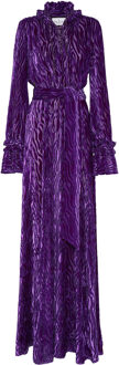 Philipp Plein Lange Jurk Paars - XS