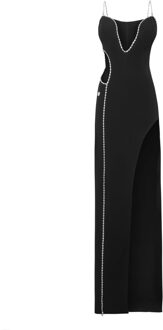 Philipp Plein Lange Jurk Zwart - M