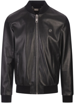 Philipp Plein Leather Jackets Philipp Plein , Black , Heren - L,M,S