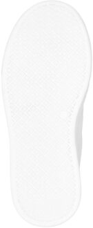 Philipp Plein Leather Lo-Top Sneakers Hexagon - maat EU 33 Wit/Zwart