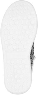 Philipp Plein Leather Lo-Top Sneakers Monogram - maat EU 31 Zwart/wit