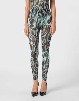 Philipp Plein Legging Flame Zwart - M