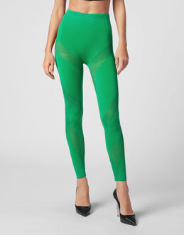 Philipp Plein Legging Groen