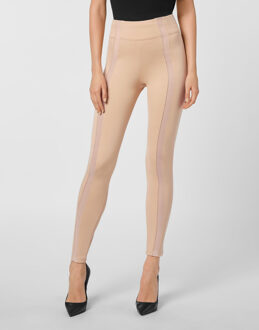 Philipp Plein Legging Iconic Plein Beige