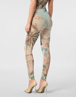 Philipp Plein Leggings Racing Veelkleurig