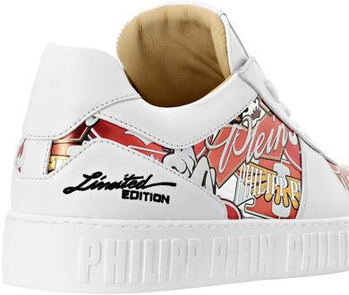 Philipp Plein Lo-Top Sneakers Eagle Wit